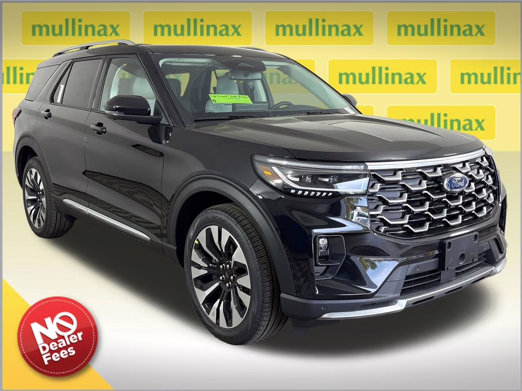 2026 Agate Black Metallic Ford Explorer Platinum 4X4 SUV