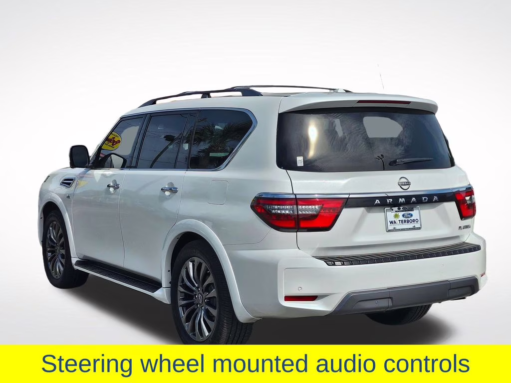 2022 Aspen White Tricoat Nissan Armada Platinum RWD SUV