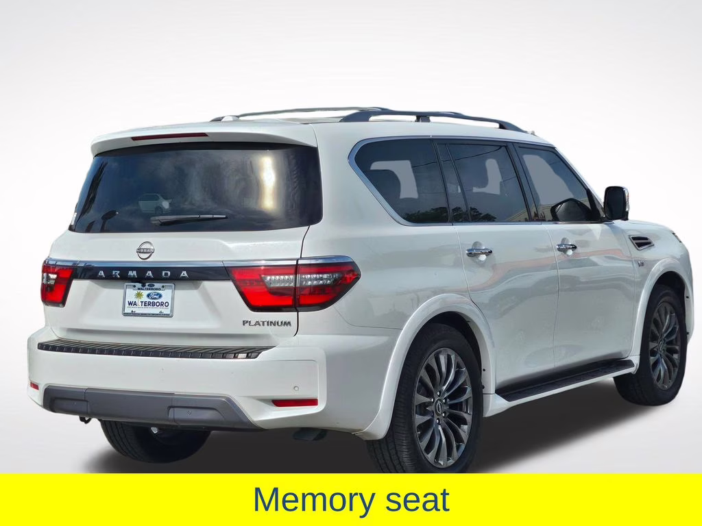 2022 Aspen White Tricoat Nissan Armada Platinum RWD SUV