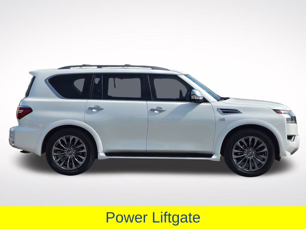 2022 Aspen White Tricoat Nissan Armada Platinum RWD SUV