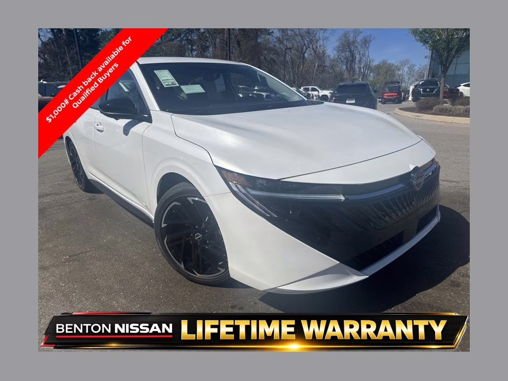 2026 Aspen White Tricoat Nissan Sentra SR FWD Sedan