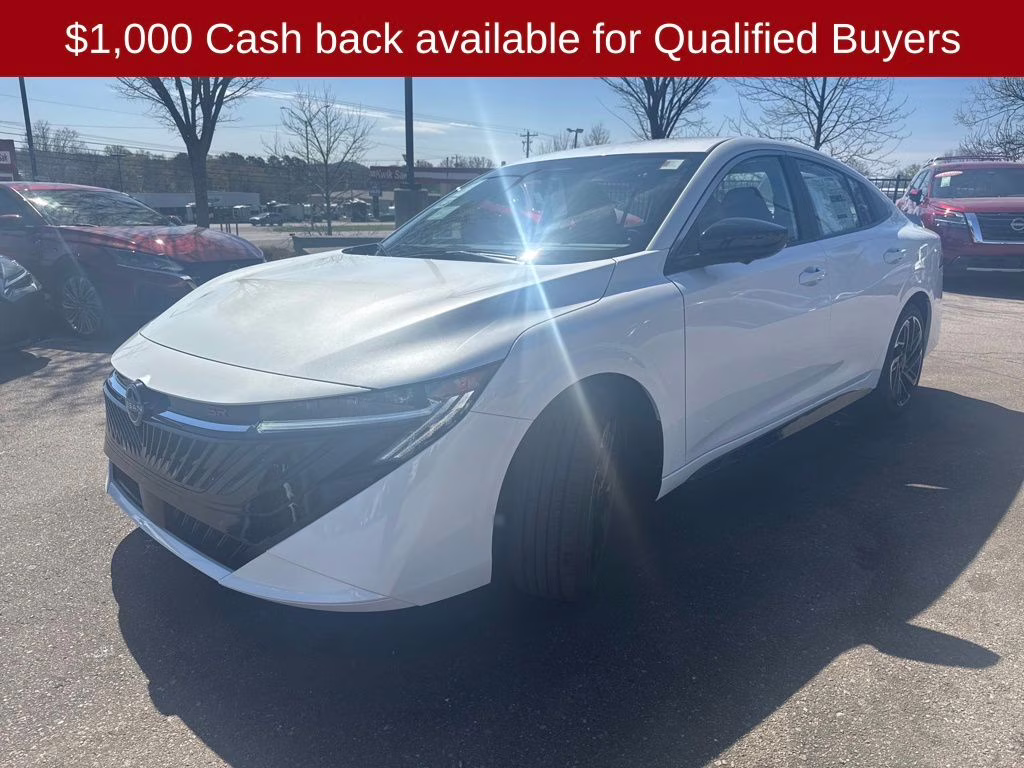 2026 Aspen White Tricoat Nissan Sentra SR FWD Sedan