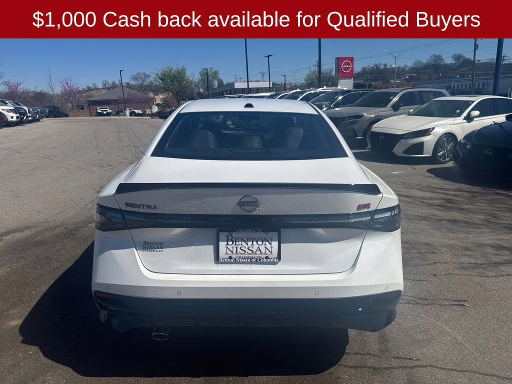 2026 Aspen White Tricoat Nissan Sentra SR FWD Sedan