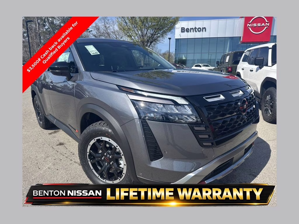 2026 Gun Metallic Nissan Pathfinder Rock Creek 4X4 SUV