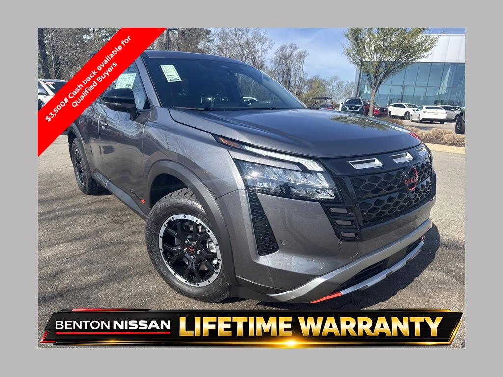 2026 Gun Metallic Nissan Pathfinder Rock Creek 4X4 SUV