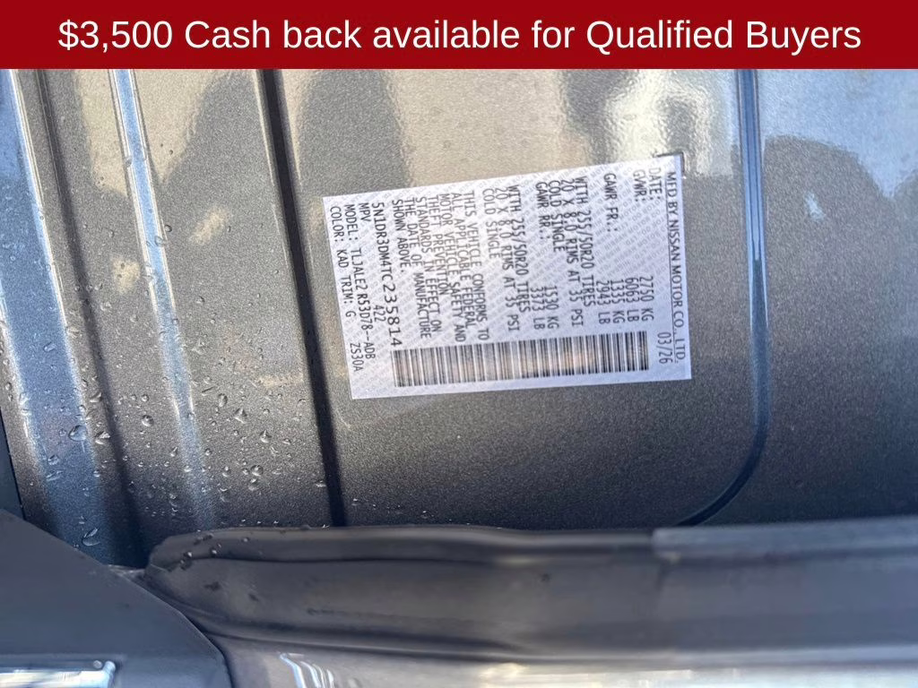 2026 Gun Metallic Nissan Pathfinder Platinum FWD SUV