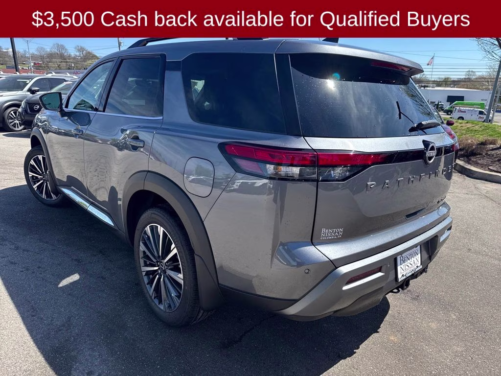 2026 Gun Metallic Nissan Pathfinder Platinum FWD SUV