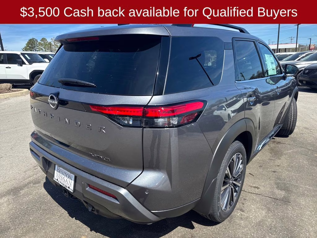 2026 Gun Metallic Nissan Pathfinder Platinum FWD SUV