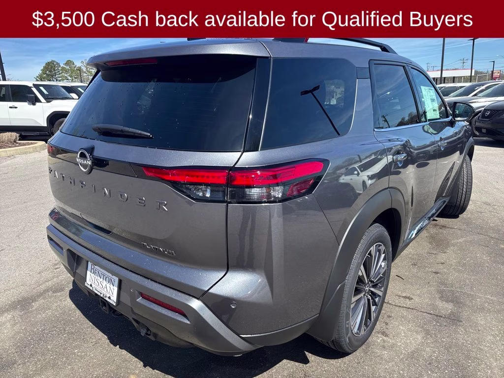 2026 Gun Metallic Nissan Pathfinder Platinum FWD SUV