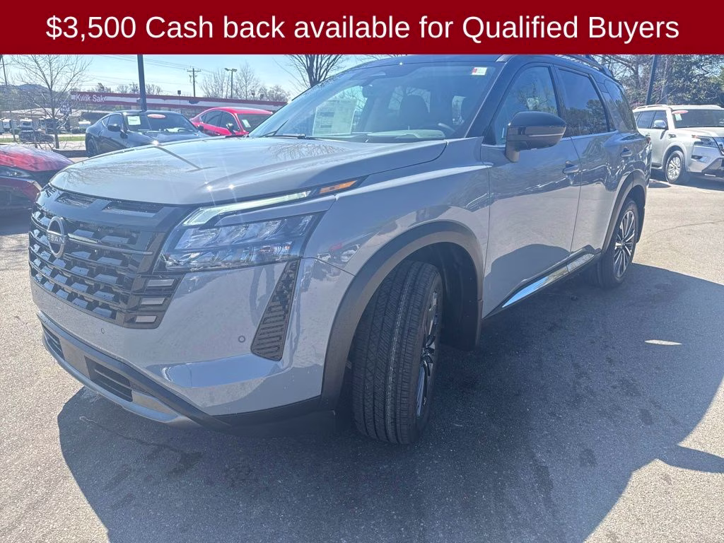 2026 Boulder Gray/Super Black Nissan Pathfinder Platinum FWD SUV