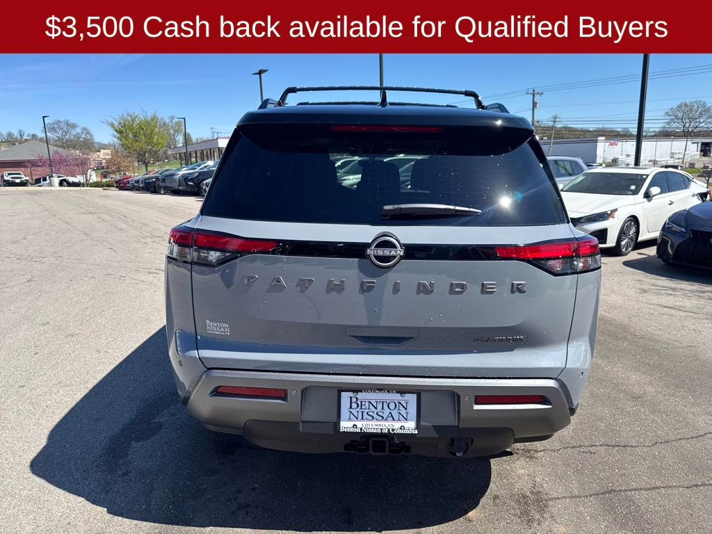 2026 Boulder Gray/Super Black Nissan Pathfinder Platinum FWD SUV