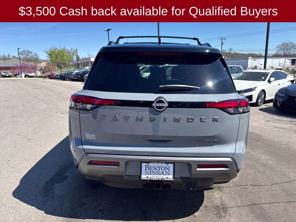 2026 Boulder Gray/Super Black Nissan Pathfinder Platinum FWD SUV