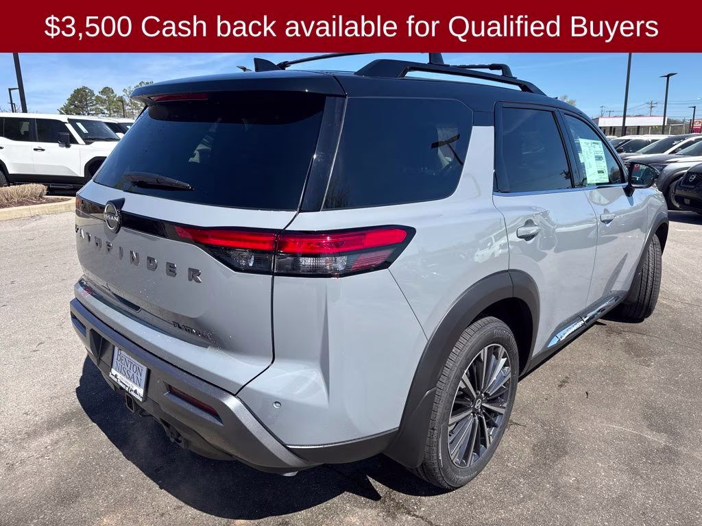 2026 Boulder Gray/Super Black Nissan Pathfinder Platinum FWD SUV