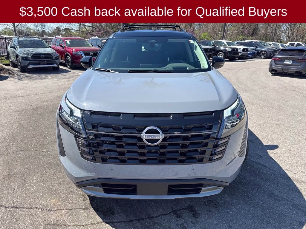 2026 Boulder Gray/Super Black Nissan Pathfinder Platinum FWD SUV