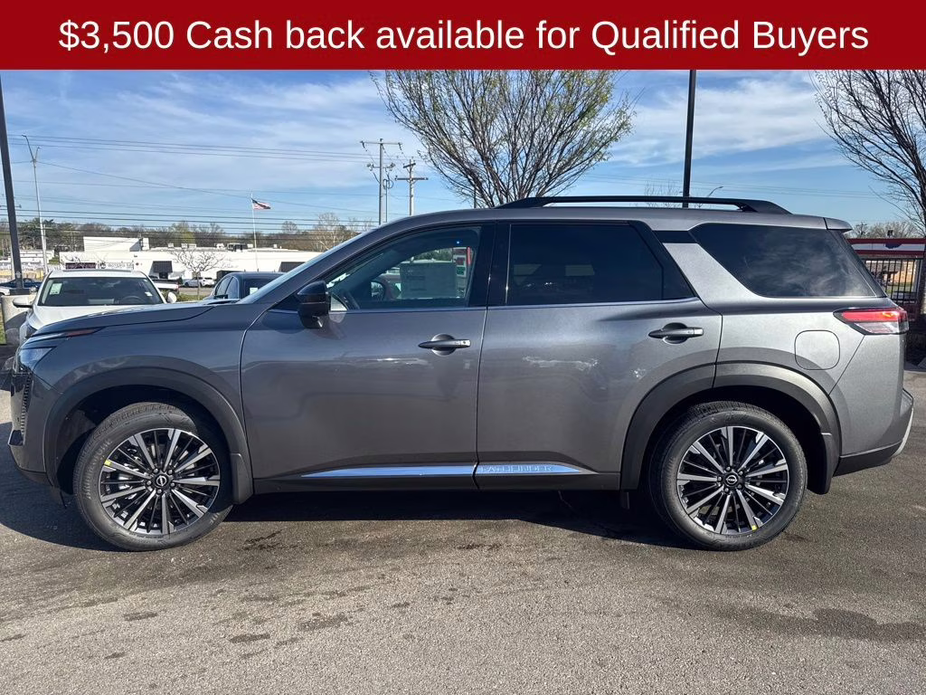 2026 Gun Metallic Nissan Pathfinder Platinum FWD SUV