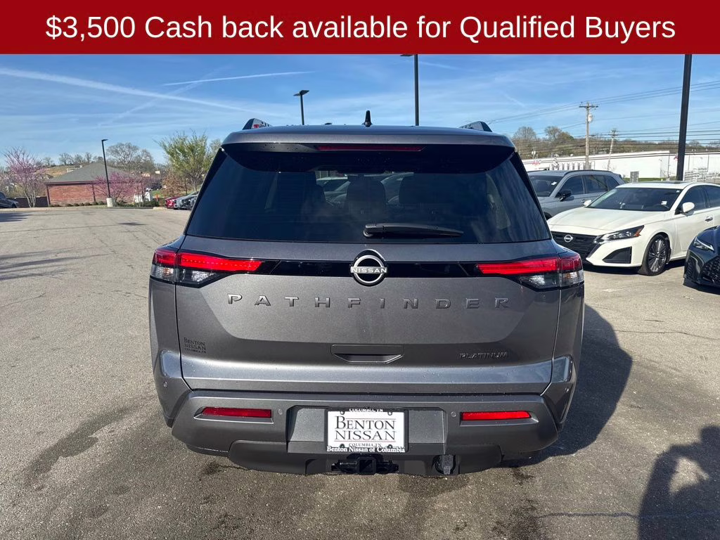2026 Gun Metallic Nissan Pathfinder Platinum FWD SUV
