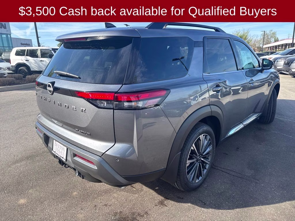 2026 Gun Metallic Nissan Pathfinder Platinum FWD SUV
