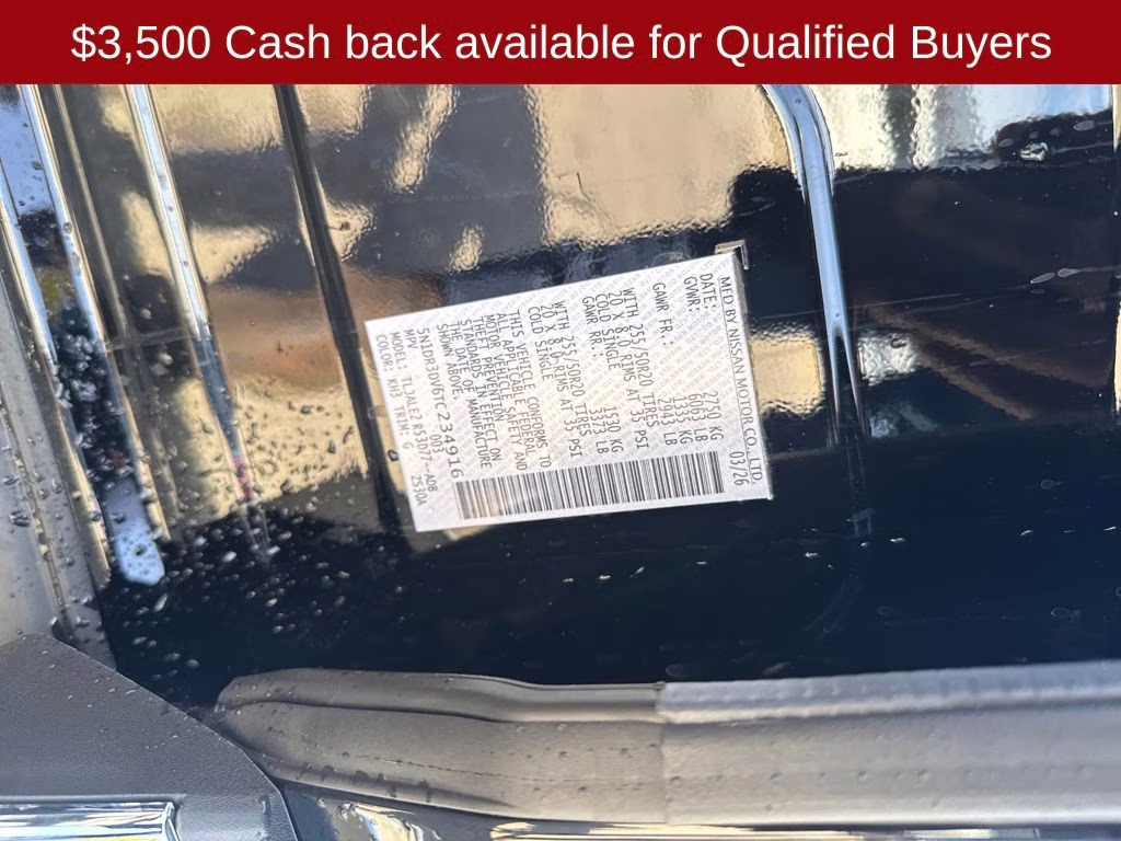 2026 Super Black Nissan Pathfinder Platinum FWD SUV