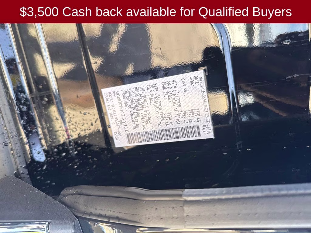 2026 Super Black Nissan Pathfinder Platinum FWD SUV