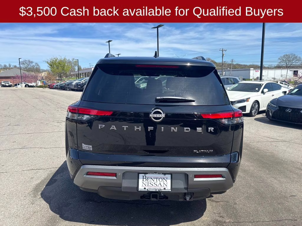 2026 Super Black Nissan Pathfinder Platinum FWD SUV