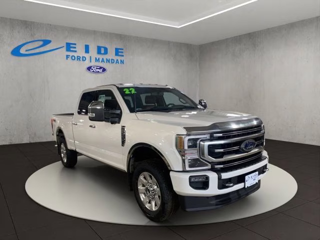 2022 Star White Metallic Tri-Coat Ford Super Duty F-350 SRW Platinum 4X4 Truck