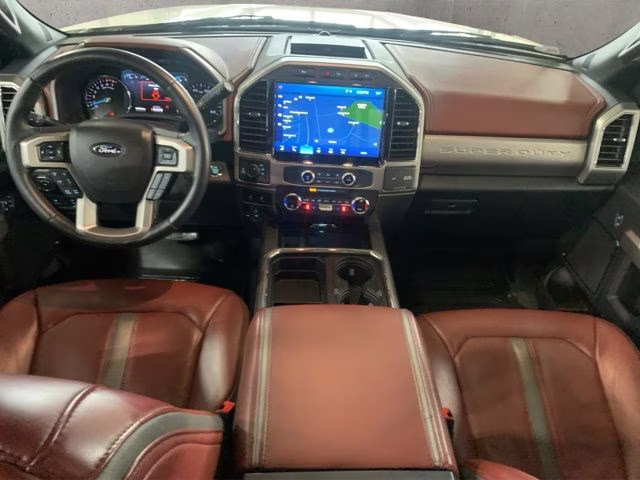 2022 Star White Metallic Tri-Coat Ford Super Duty F-350 SRW Platinum 4X4 Truck