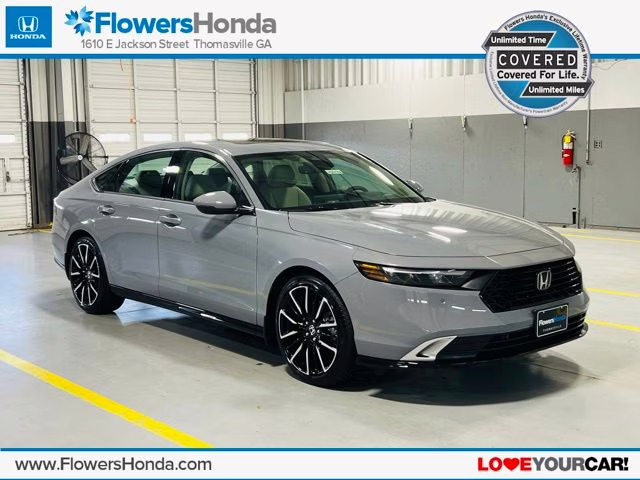 2026 Urban Gray Pearl Honda Accord Hybrid Touring Sedan