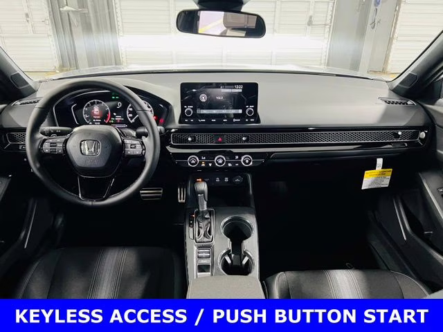 2026 Solar Silver Metallic Honda Civic Sport FWD Sedan