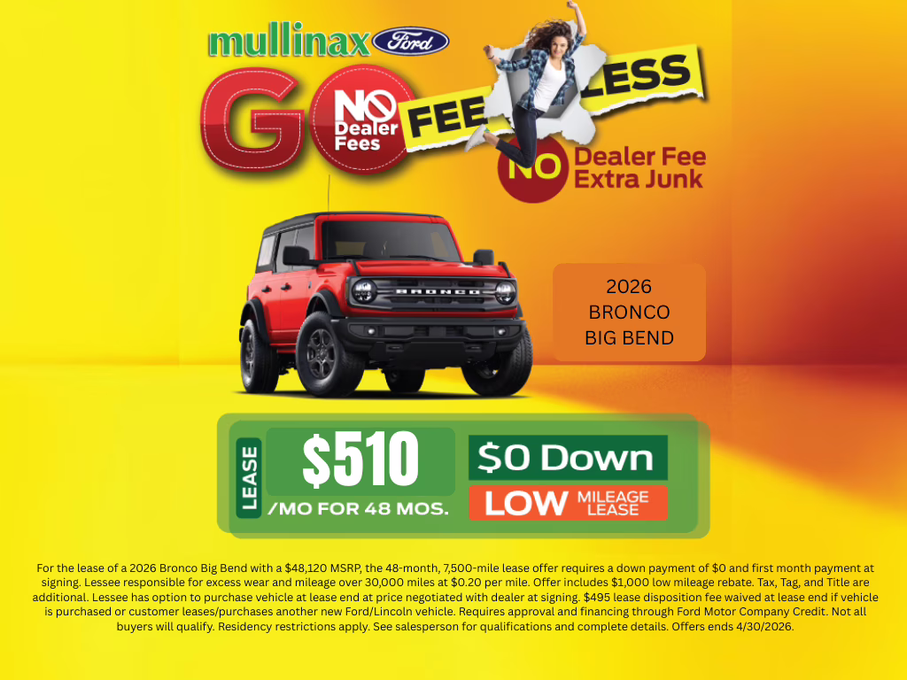 2026 Oxford White Ford Bronco Big Bend 4X4 SUV