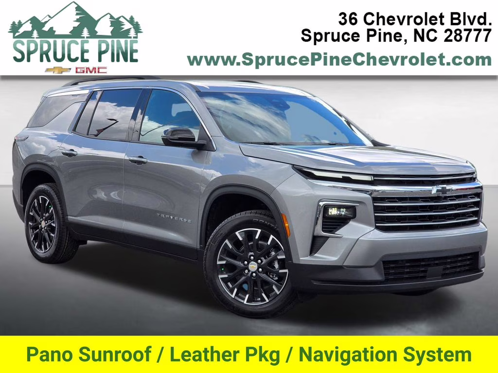 2026 Sterling Gray Metallic Chevrolet Traverse LT FWD SUV