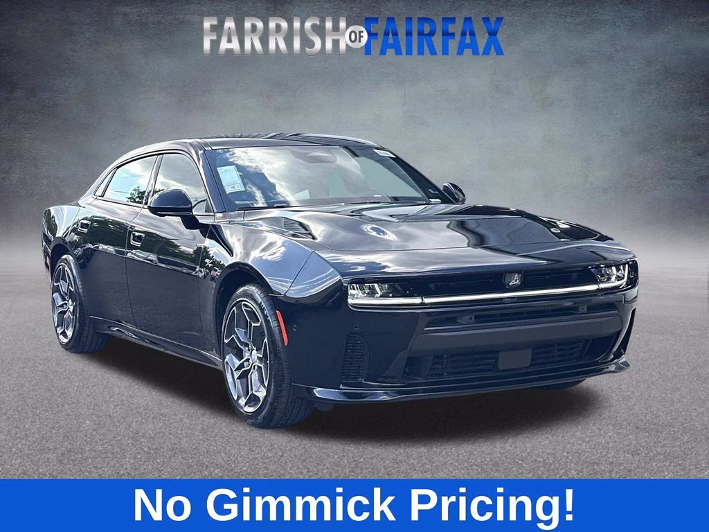 2026 Diamond Black Crystal Pearlcoat Dodge Charger R/T AWD Sedan