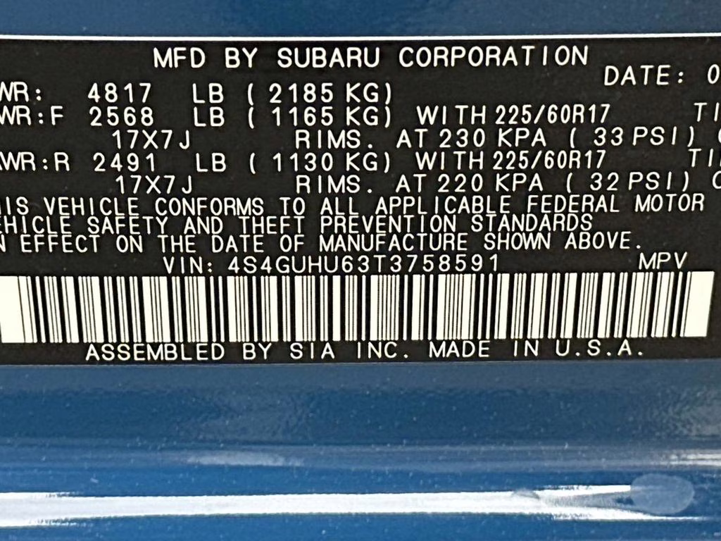 2026 Geyser Blue Subaru Crosstrek Wilderness AWD SUV