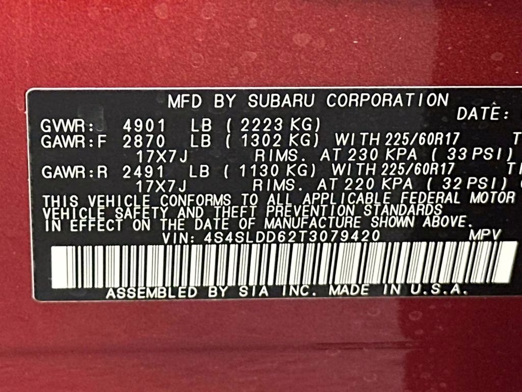 2026 Crimson Red Pearl Subaru Forester Premium AWD SUV