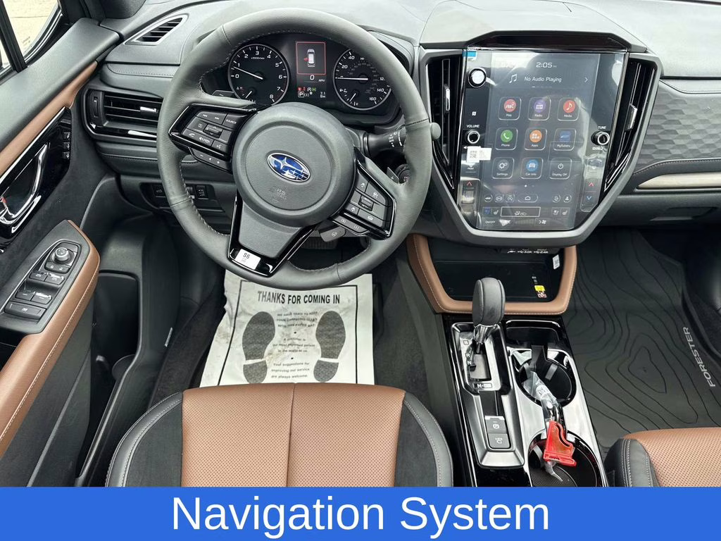 2026 Crystal Black Silica Subaru Forester Touring AWD SUV