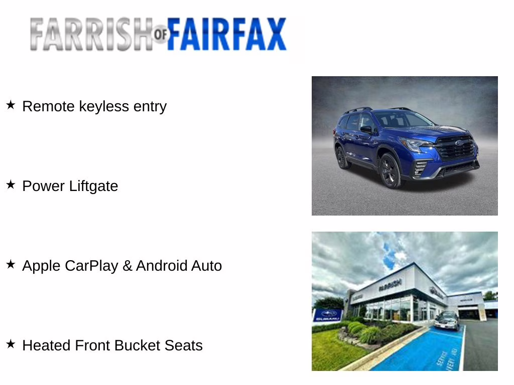 2026 Sapphire Blue Pearl Subaru Ascent Premium AWD SUV