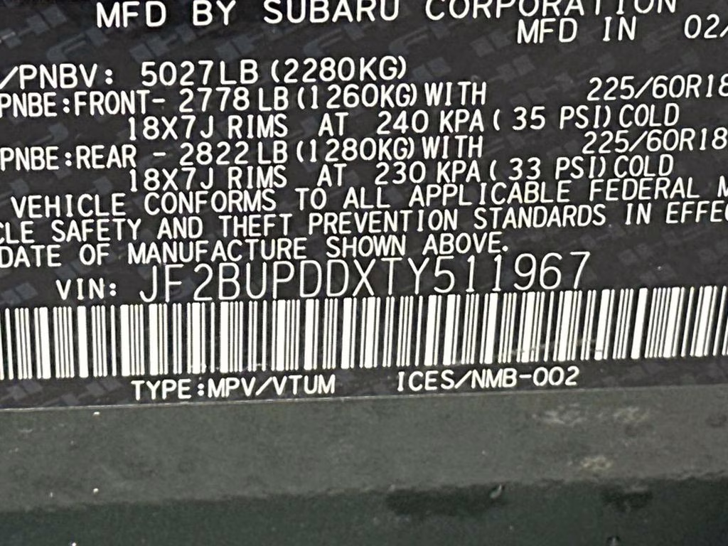 2026 Deep Emerald Green Pearl Subaru Outback Limited AWD SUV