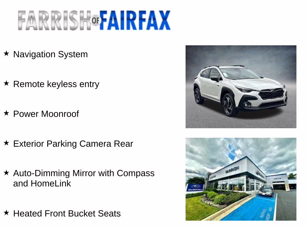 2026 Crystal White Pearl Subaru Crosstrek Hybrid Limited AWD SUV