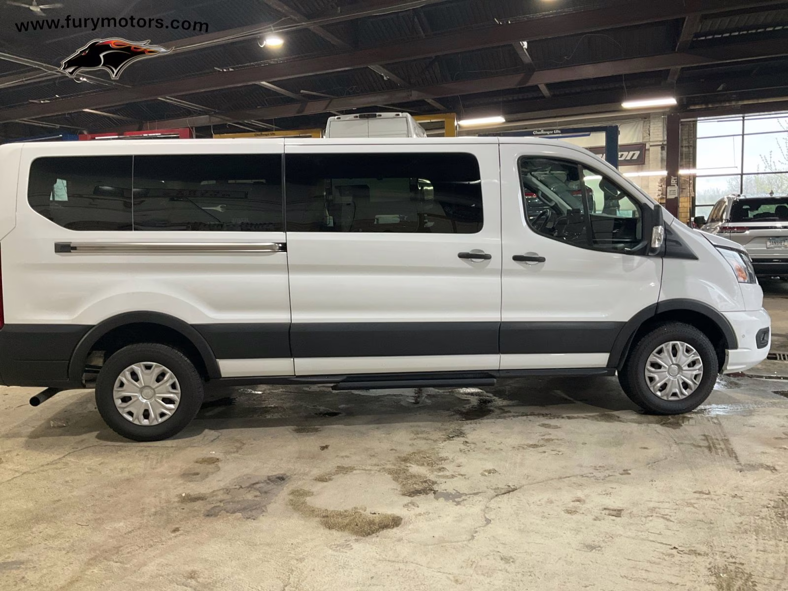 2023 Oxford White Ford Transit-350 XLT RWD Crossover