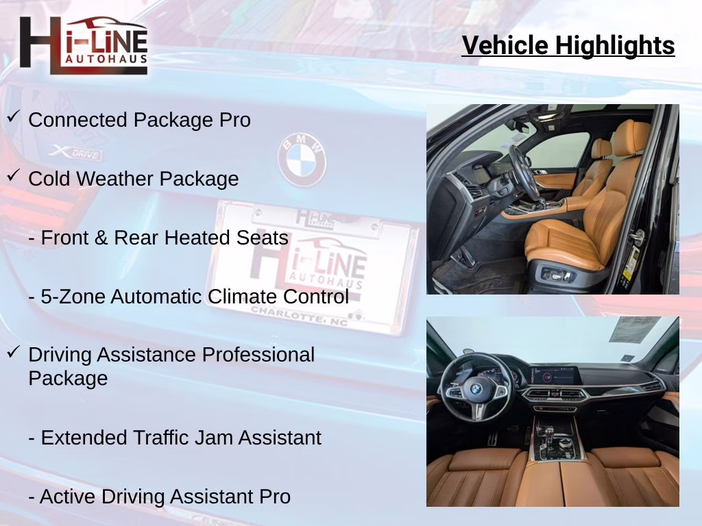 2021 Black Sapphire Metallic BMW X7 M50i AWD SUV