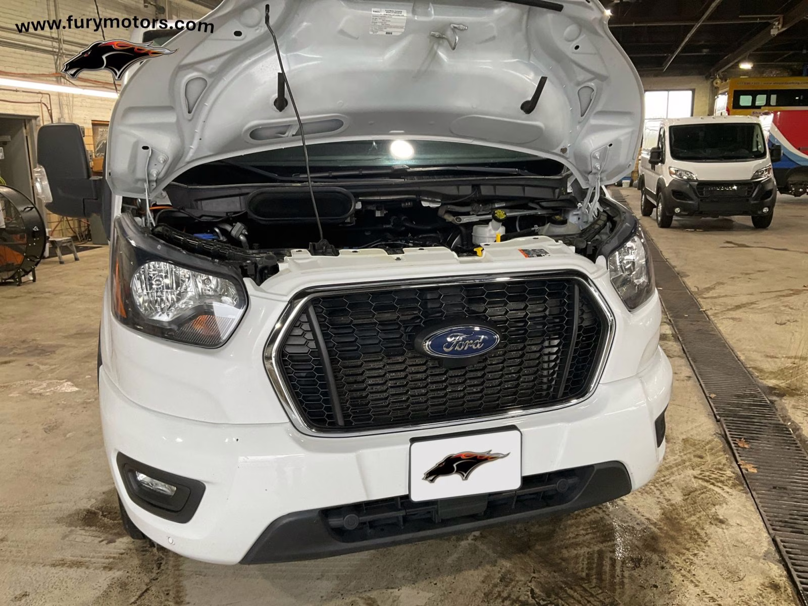 2023 Oxford White Ford Transit-350 XLT RWD Crossover