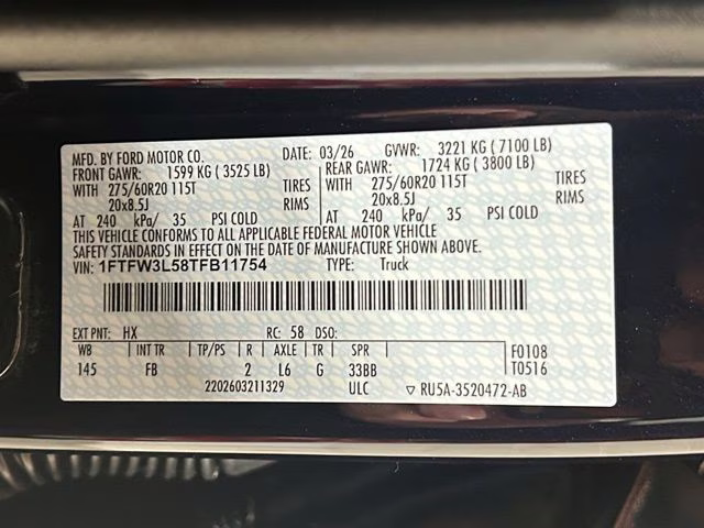 2026 Antimatter Blue Metallic Ford F-150 XLT Black Appearance Plus 4X4 Truck