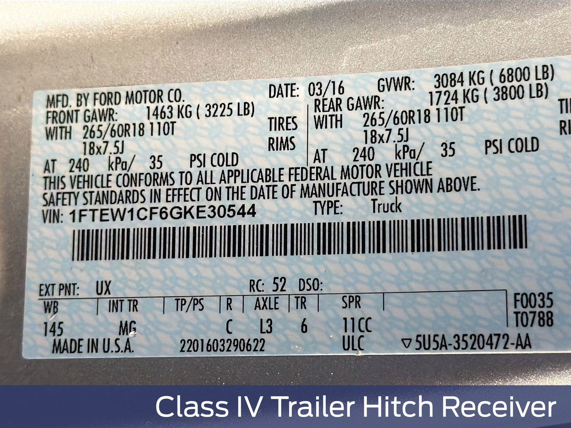 2016 Ingot Silver Metallic Ford F-150 XLT RWD Truck