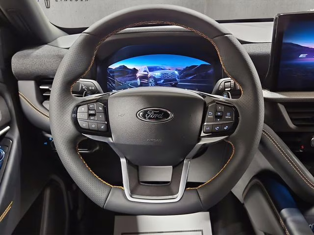 2026 Star White Metallic Tri-Coat Ford Explorer Tremor 4X4 SUV