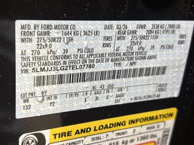 2026 Starlight Gray Premium Colorant Lincoln Navigator L Reserve 4X4 SUV