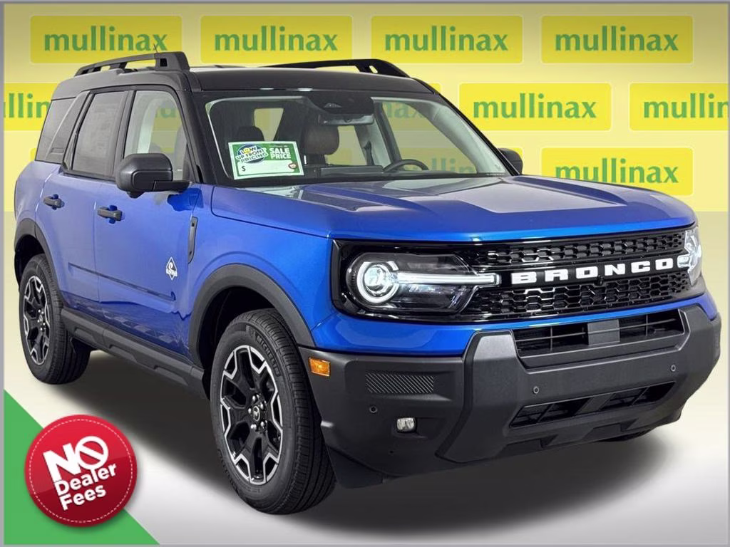 2026 Velocity Blue Metallic Ford Bronco Sport Outer Banks 4X4 SUV
