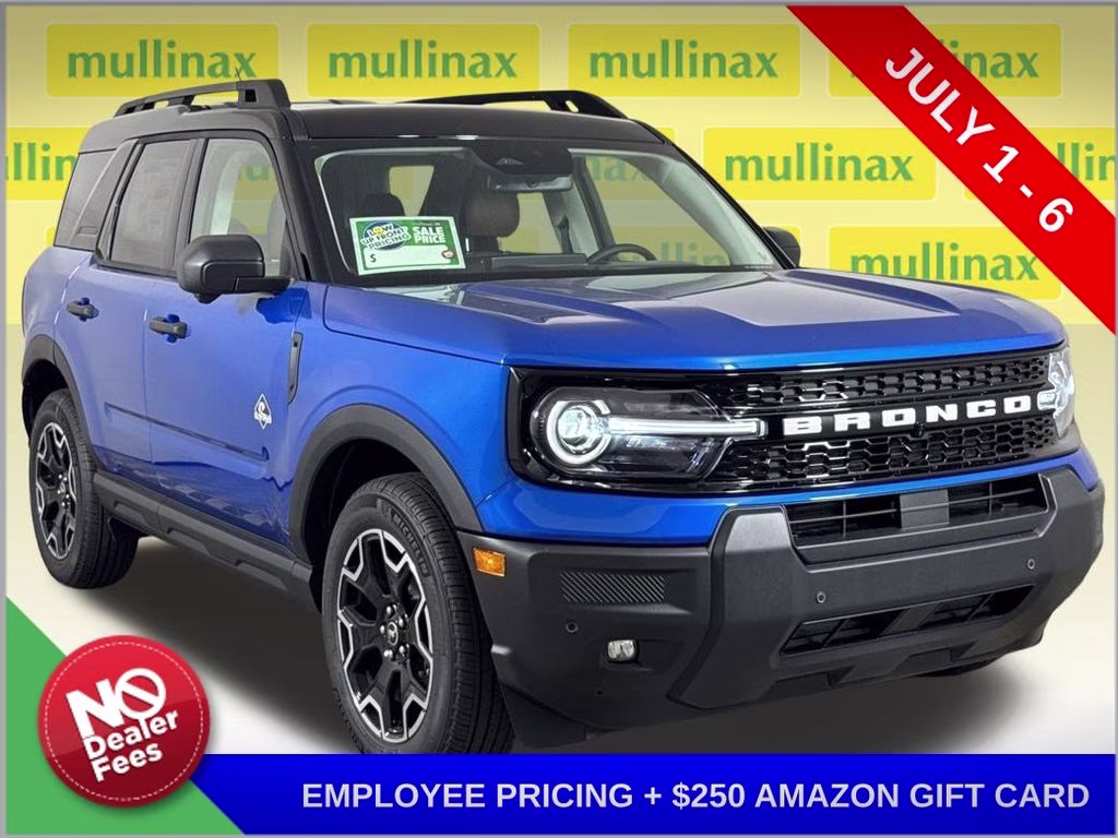 2026 Velocity Blue Metallic Ford Bronco Sport Outer Banks 4X4 SUV