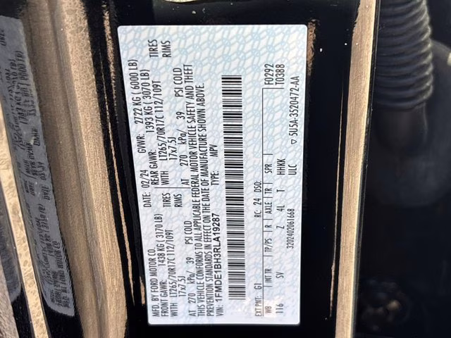 2024 Shadow Black Ford Bronco Black Diamond 4X4 Convertible