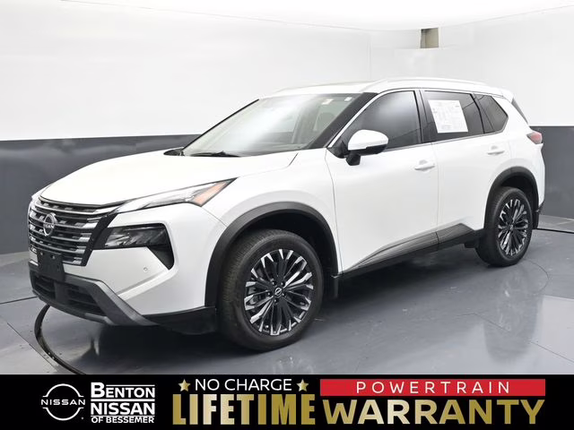 2025 Everest White Pearl Nissan Rogue SL FWD SUV