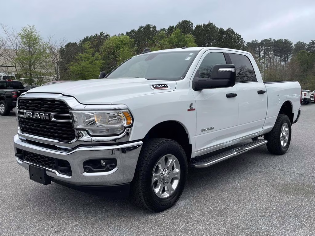 2024 Bright White Clearcoat Ram 2500 Big Horn 4X4 Truck
