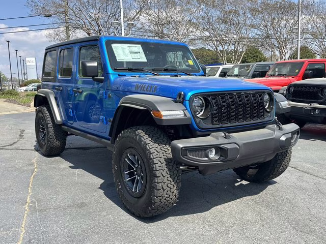2026 Hydro Blue Pearl Coat Jeep Wrangler Willys 4X4 Convertible